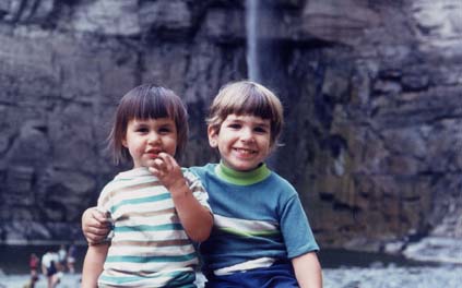 taughannock falls, ithaca ny, aug 1973